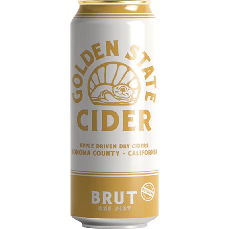 Golden State Bay Brut Unfiltered Cider 19.2oz Can