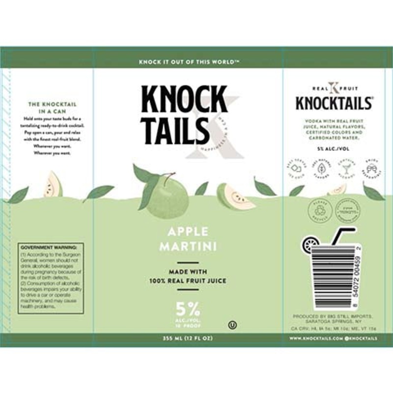 Knocktails Apple Martini