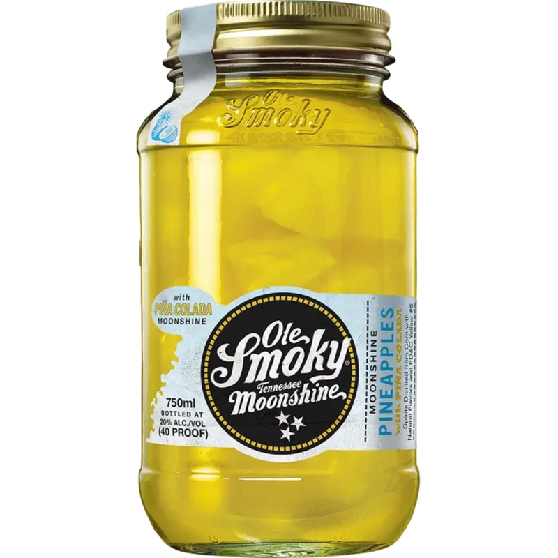 Ole Smoky Pineapples With Pina Colada Moonshine 750ml