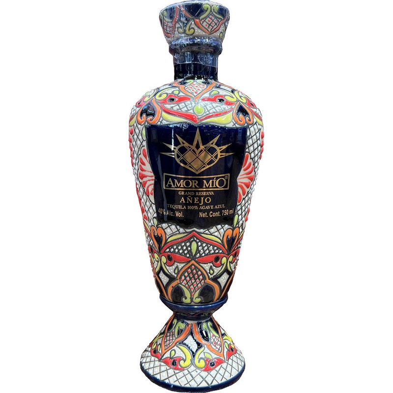 Amor Mio Tequila Anejo Ceramic 750ml