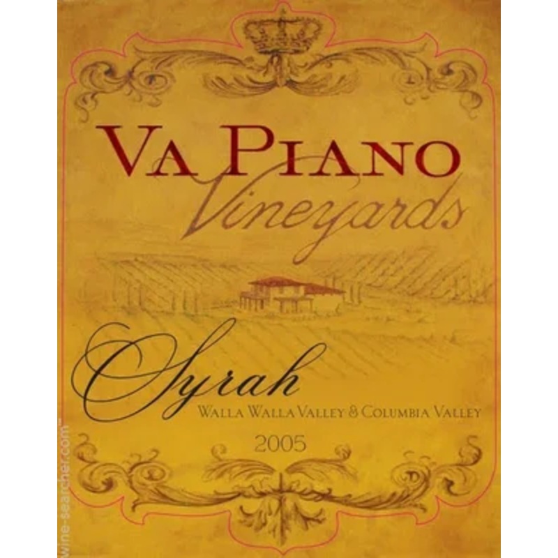 2005 Va Piano Vineyards Syrah 750ml