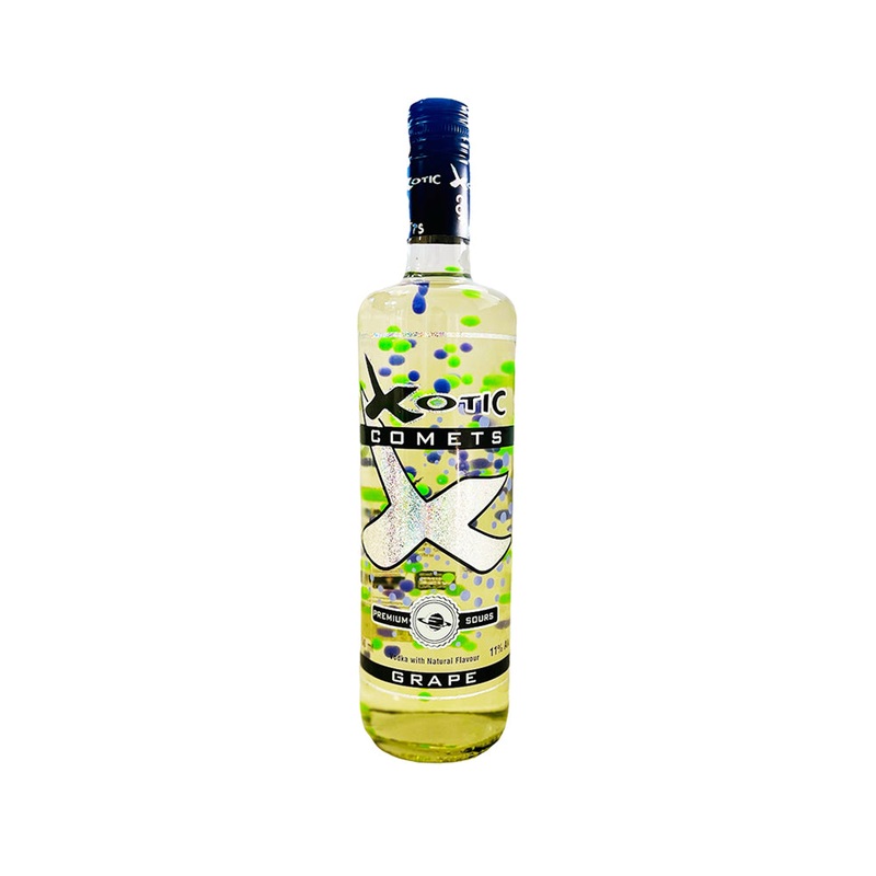 XOTIC COMETS GRAPE VODKA SHOOTER 750ML