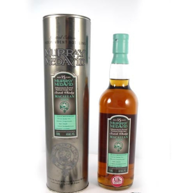 1989 Macallan Murray McDavid 15 Year Old Single Malt Scotch Whisky 700ml