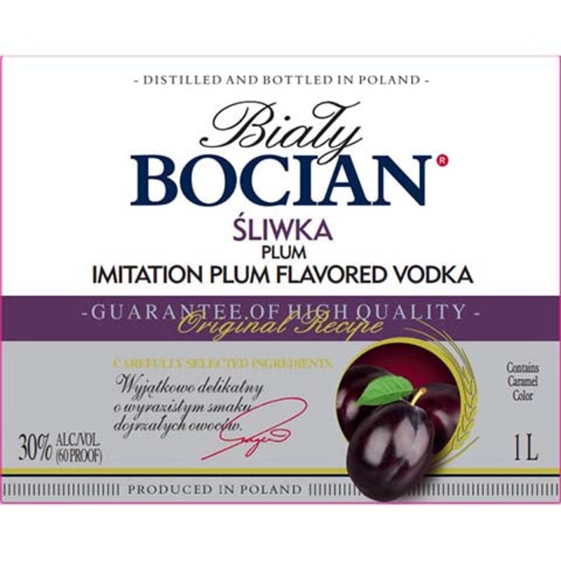Bialy Bocian Plum Vodka