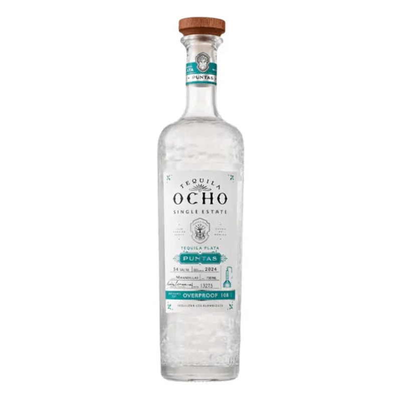 Tequila Ocho ‘Puntas’ Single Estate Tequila Plata,  (750ml)
