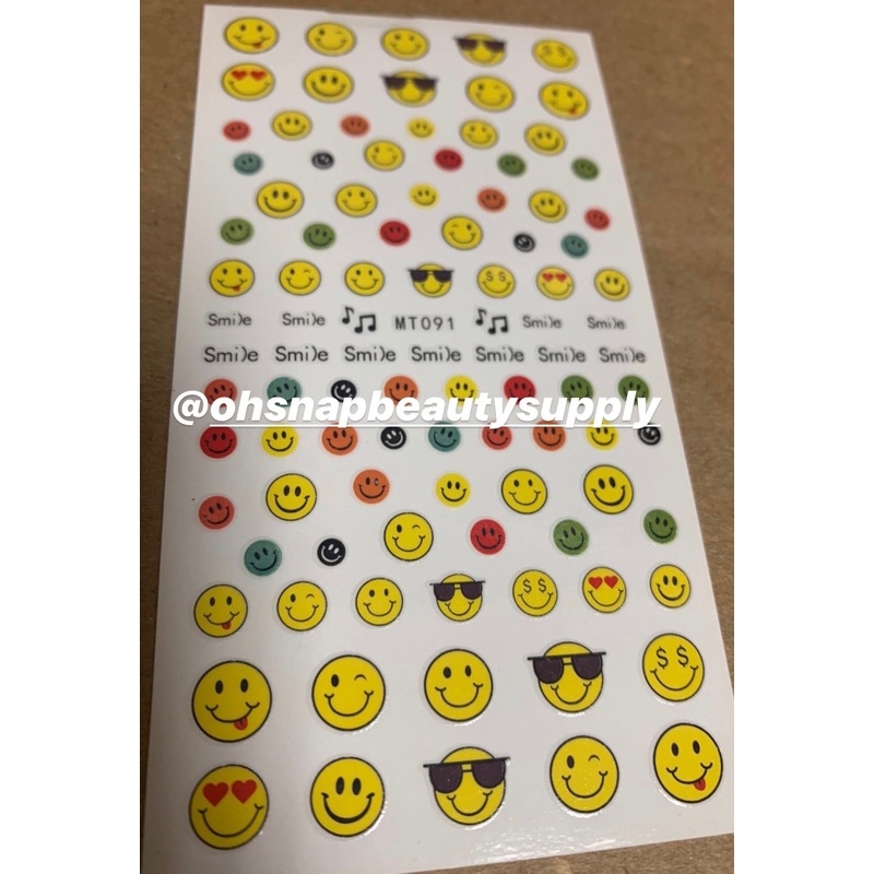 Smiley Face MT091 Sticker