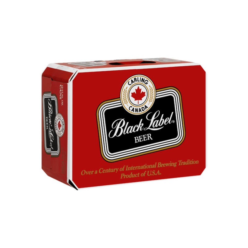 (24pk cans)-Carling Black Label Beer, Canada (12oz)