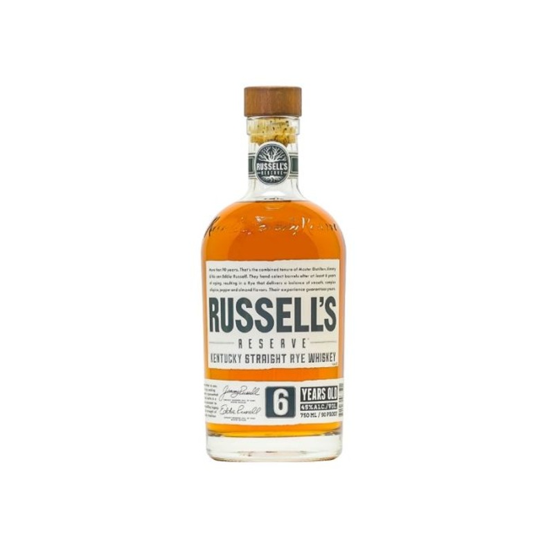 Wild Turkey Russell’s Reserve 6 Year Rye Whiskey 750ml