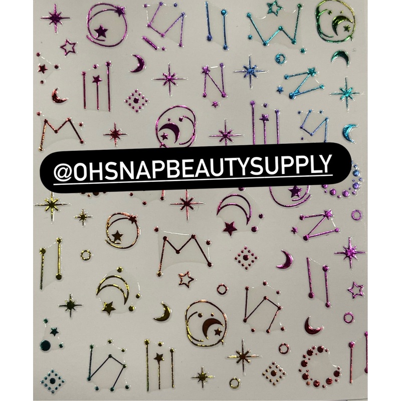 – Color Star, Heart Moon Horoscope DP 3172 Sticker