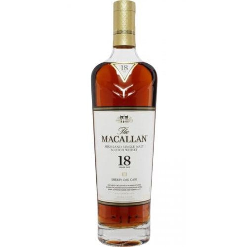 Macallan 18 year Sherry Oak single Malt Scotch