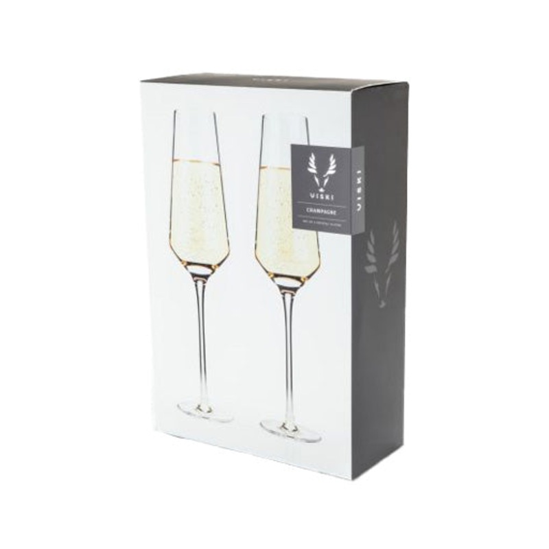 Viski Champagne Flutes 2Pk