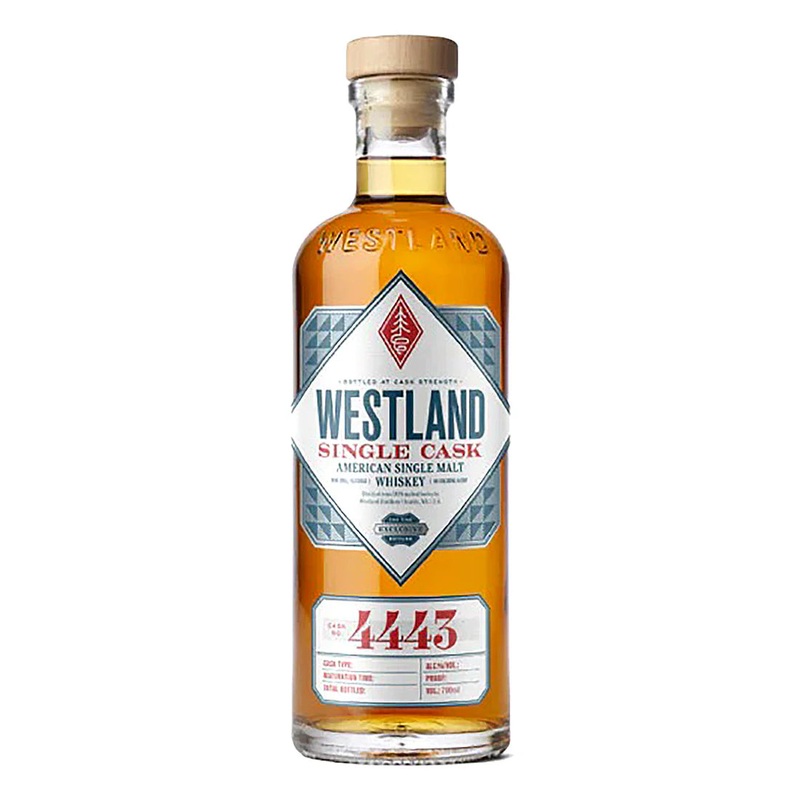 Westland Distillery Single Cask American Single Malt Cask No #4443 Whiskey | 700ML