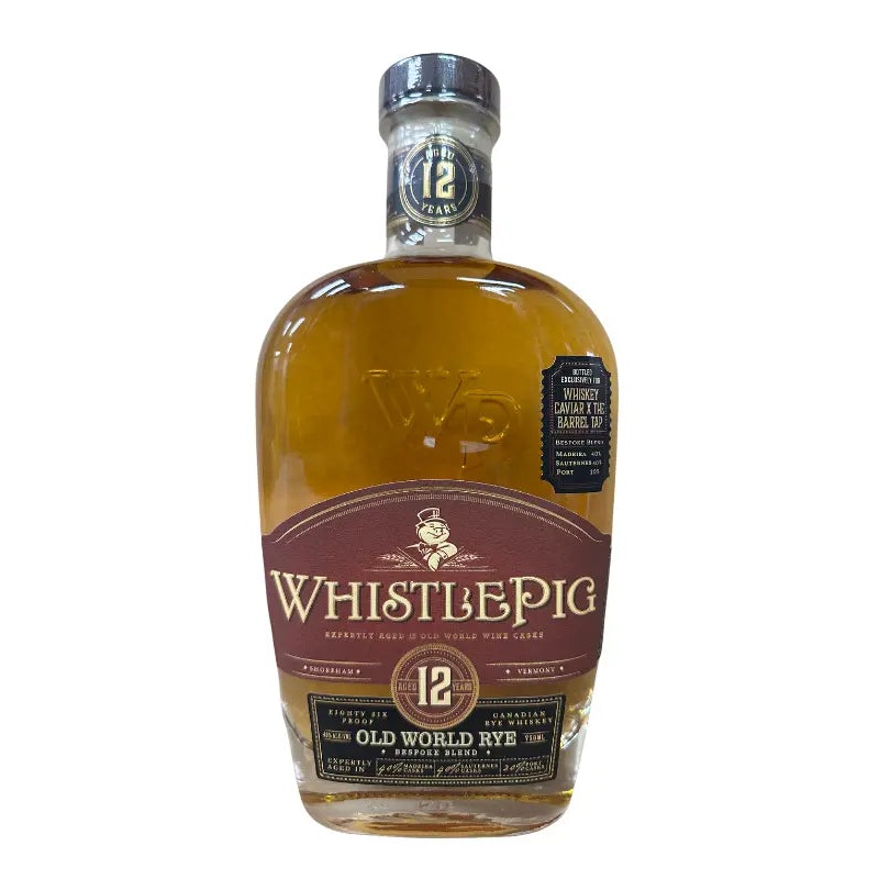 WhistlePig 12 Year Old “All Ryes Are Equal But Some Ryes Are More Equal Than Others” Single Barrel World Rye Whiskey 750mL