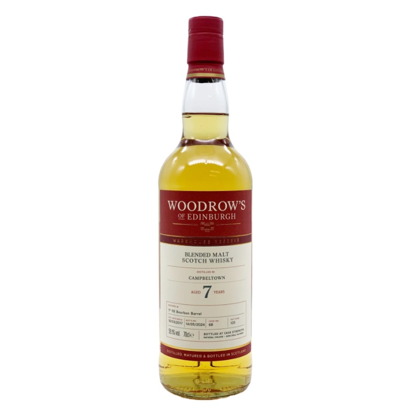 Woodrow’s of Edinburgh Campbeltown Teaspooned 7 Year Old Blended Scotch Whisky | 700ML