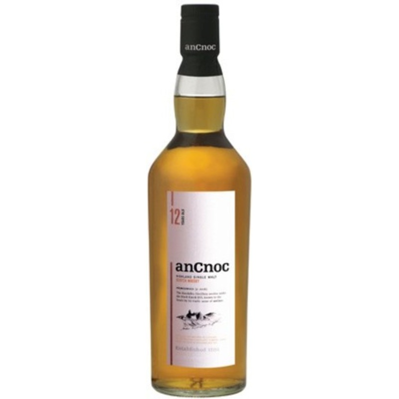 AnCnoc 12 Year Old Single Malt Scotch Whisky 750ml
