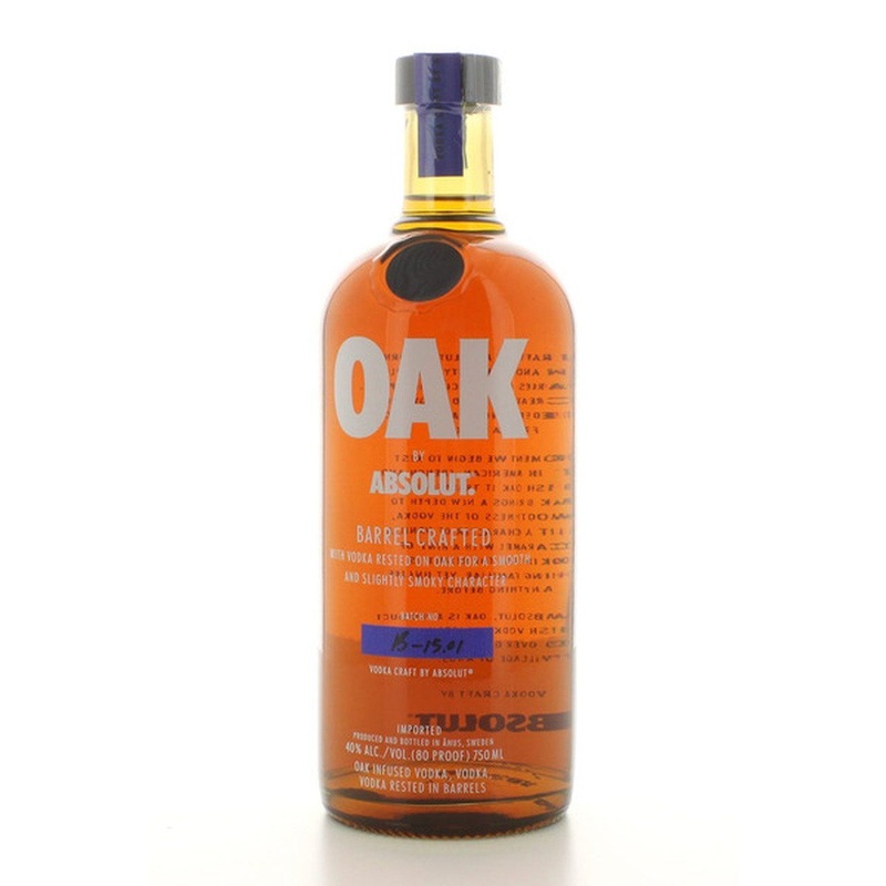 Absolut Oak Vodka 750mL