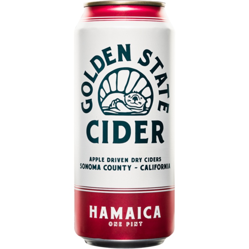 Golden State Jamaica Hibiscus Cider 16oz 4pk Cans