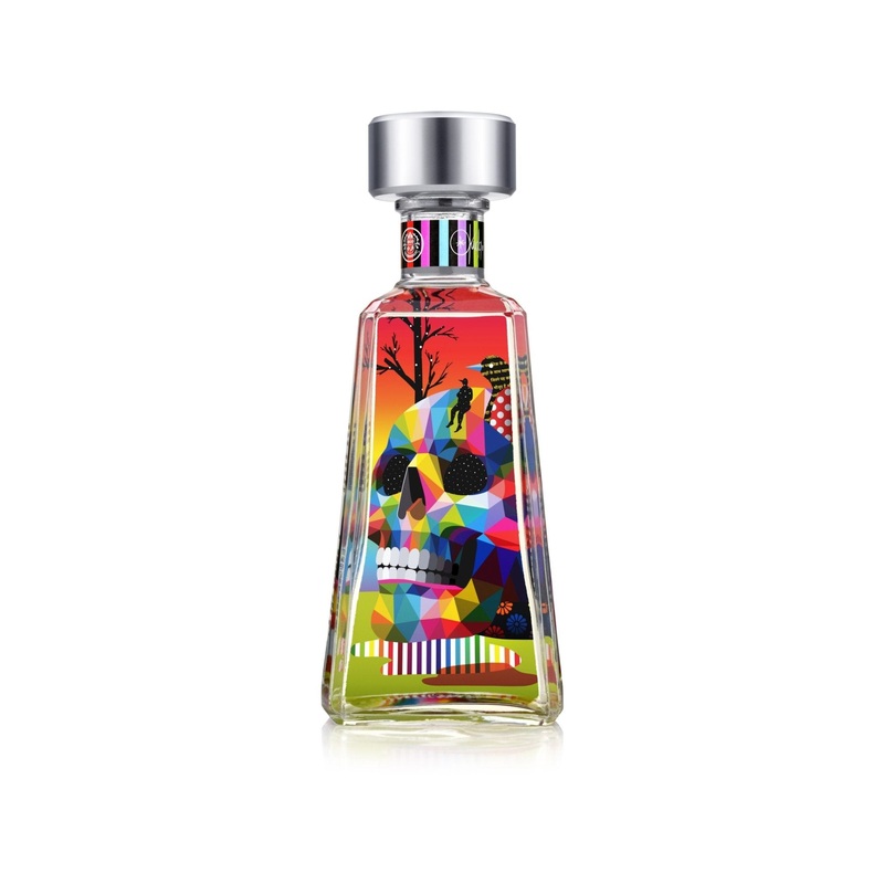 1800 Essential Artists Series Okuda San Miguel Limited Edition Bottle