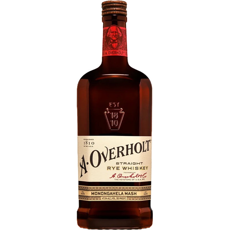 A Overholt Monongahela Mash Rye Whiskey