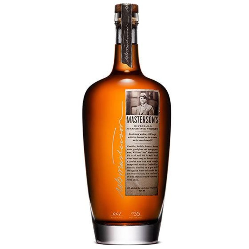Masterson’s 10 Year Old Straight Rye 750ML