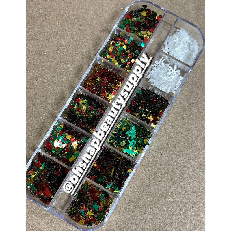 CHRISTMAS GREEN GOLD RED