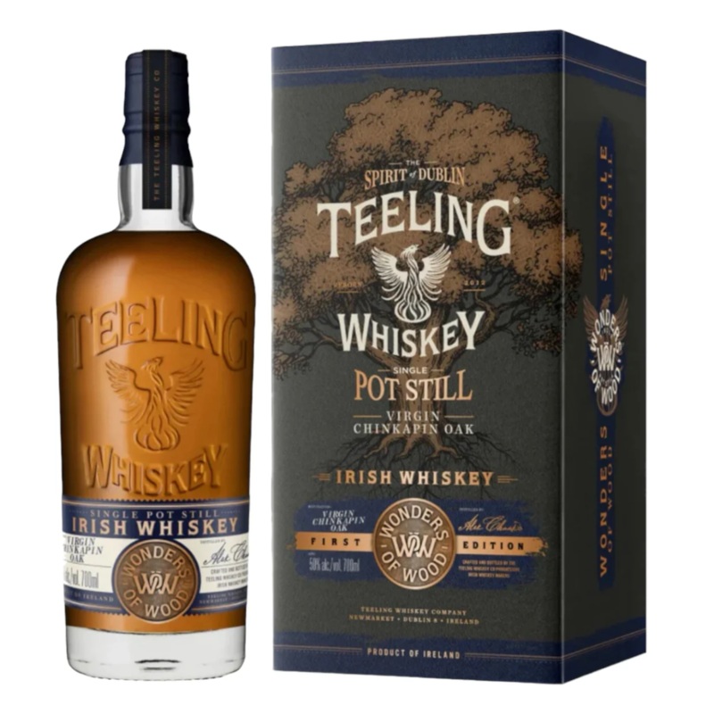Teeling “Wonders Of Wood” Virgin Chinkspin Oak Pot Still Irish Whiskey 750 ml