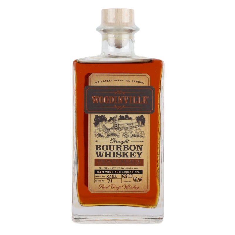 Woodinville D&M Private Barrel Bourbon Whiskey