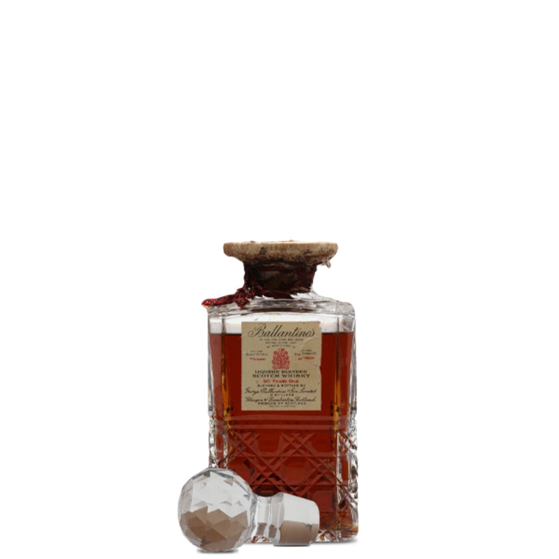 Ballantine’s 30 Year Old Crystal Decanter 1960s