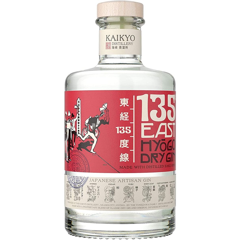 135 East Hyogo Dry Gin 750ml