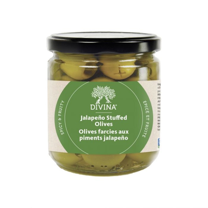 Divina Jalapeo Stuffed Olives 7.8 oz.