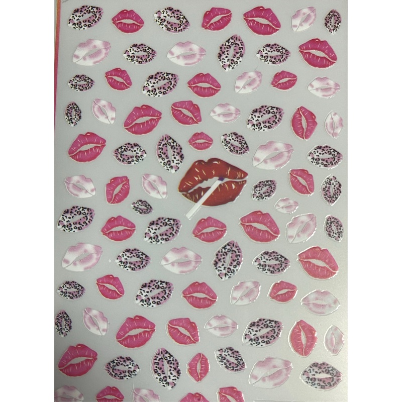 Pink Lips 19-03 Sticker