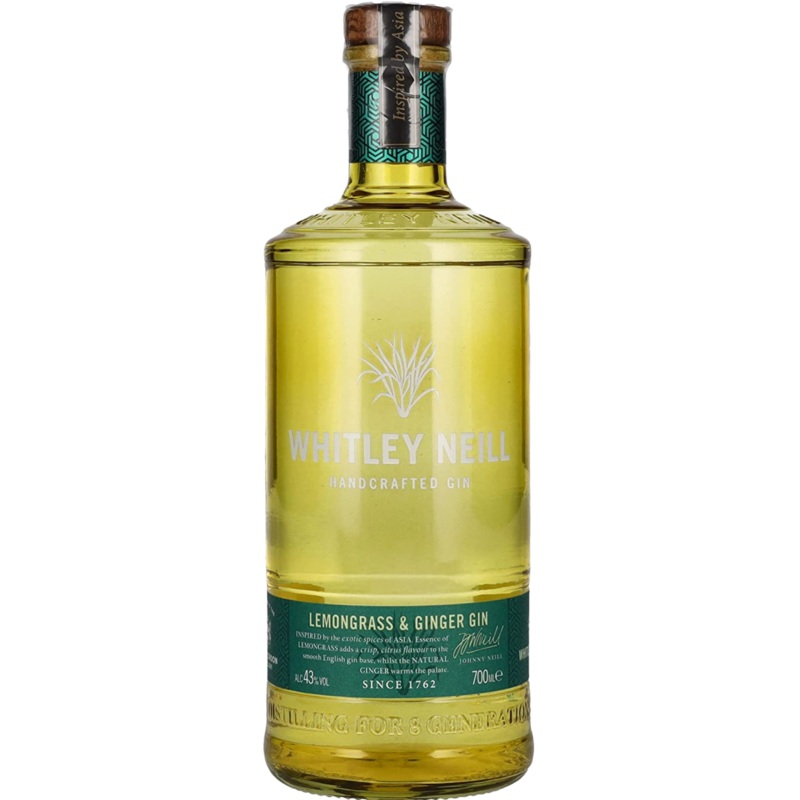 Whitley Neill Lemongrass & Ginger 43% 70cl