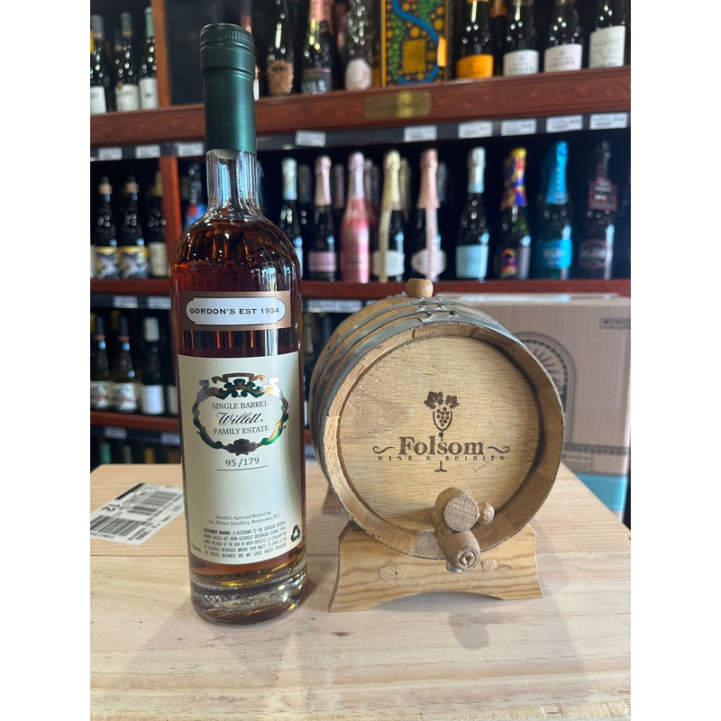 Willett Family Estate Bottled Single Barrel 6 Year Old Straight Rye Whiskey Bottle No. 179  750ml