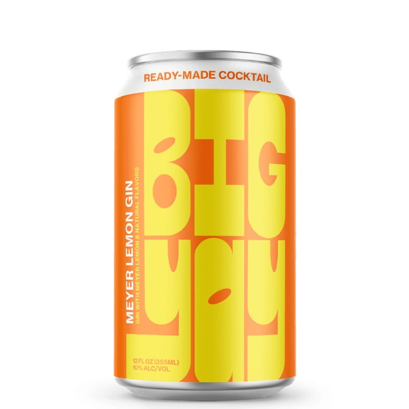 Big Yay Meyer Lemon Gin Cocktail 4 Pack 12.oz