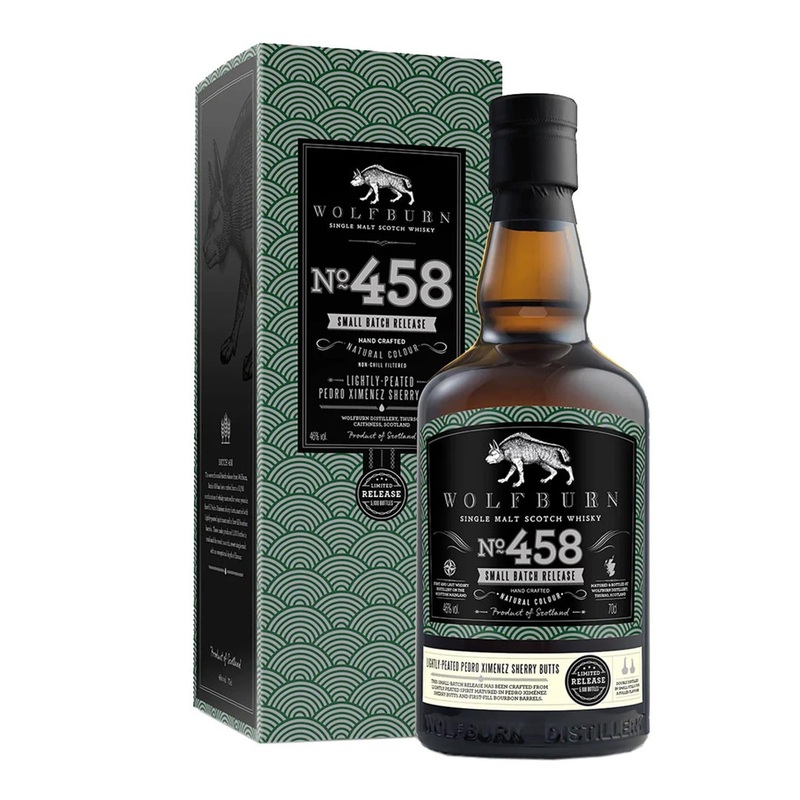 Wolfburn Small Batch Release No 458 Single Malt Whisky 70cl