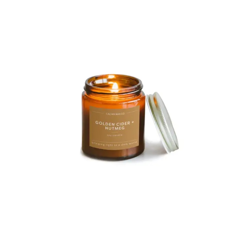 Golden Cider & Nutmeg Soy Candle