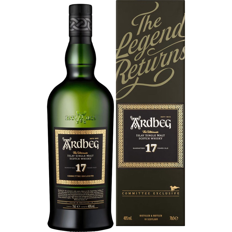 Ardbeg Committee Exclusive 17 Year Old Single Malt Whisky 750ml