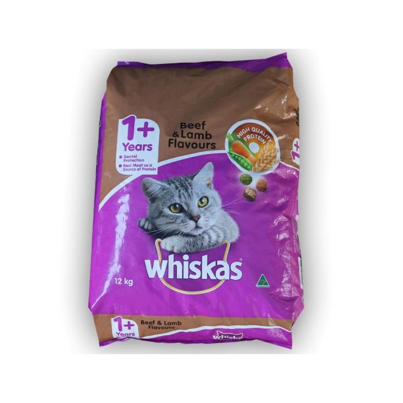 Whiskas Adult Beef Lamb 12kg