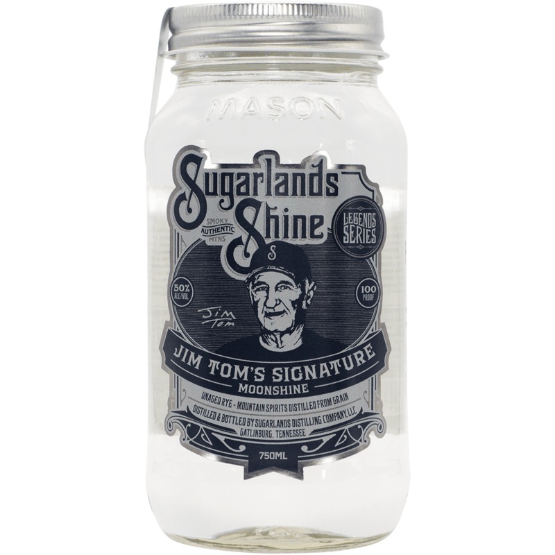 Sugarlands Jim Tom Hedricks Signature Unaged Rye Moonshine 750ml