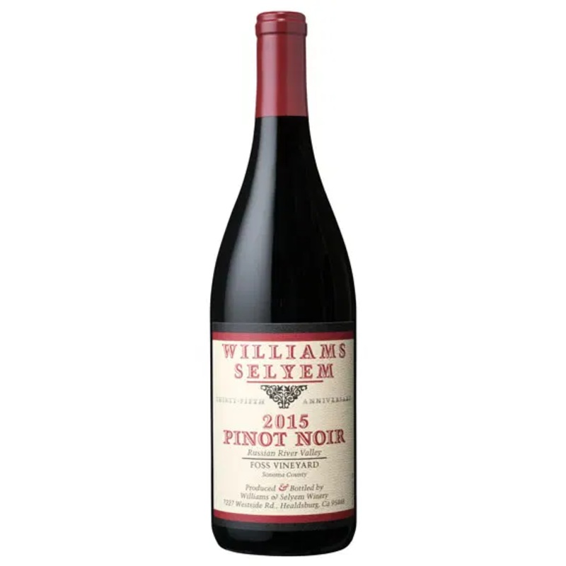 2015 Williams Selyem Foss Vineyard Pinot Noir 750ml