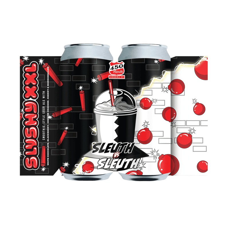 450 North Brewing Co. Sleuth vs Sleuth Slushy XXL Sour Ale Beer 4-Pack