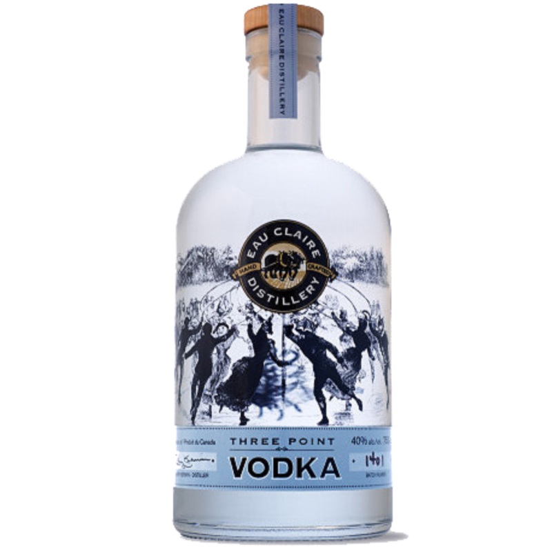 EAU CLAIRE THREE POINT VODKA 750 ML