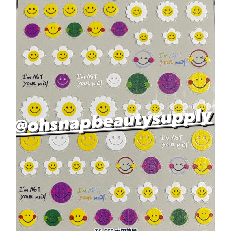 * Smiley Face TS 550 Sticker