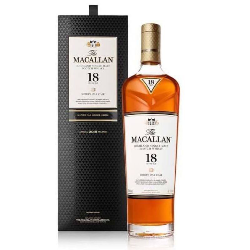 The Macallan 18 Years Sherry Oak Scotch