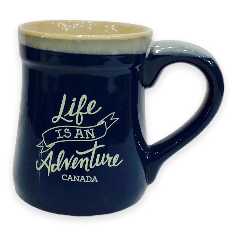 Life is an Adventure Canada 18oz Ceramic Coffee Cup | Ceramic Novelty Coffee Mug | Unique Coffee Mug | Large Coffee Mug | Jumbo Coffee Mug | Souvenir Coffee Mug (Life Adventure)