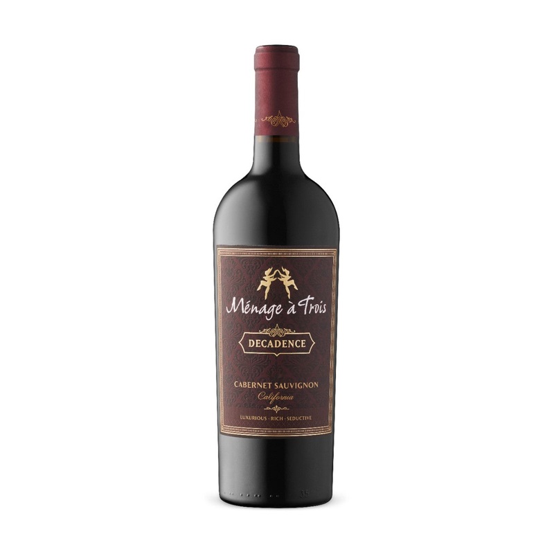 MENAGE A TROIS DECADENCE CABERNET SAUVIGNON 750 ML