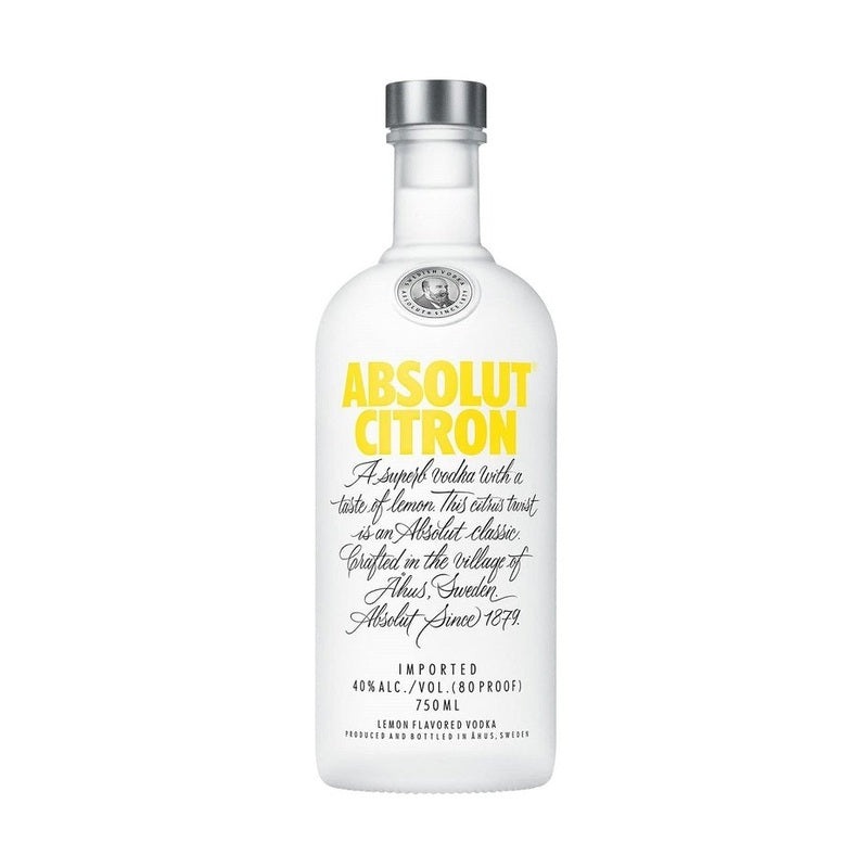 Absolut Citron Lemon Flavored Vodka