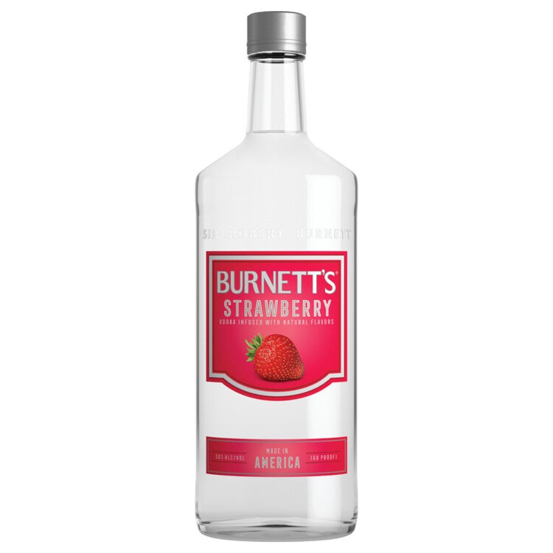 BURNETT’S STRAWBERRY FLAVORED VODKA 60 750ML