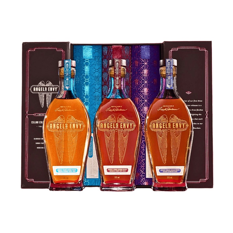 Angel’s Envy Cellar Collection Series Volumes 1-3 3-Pack 375ml
