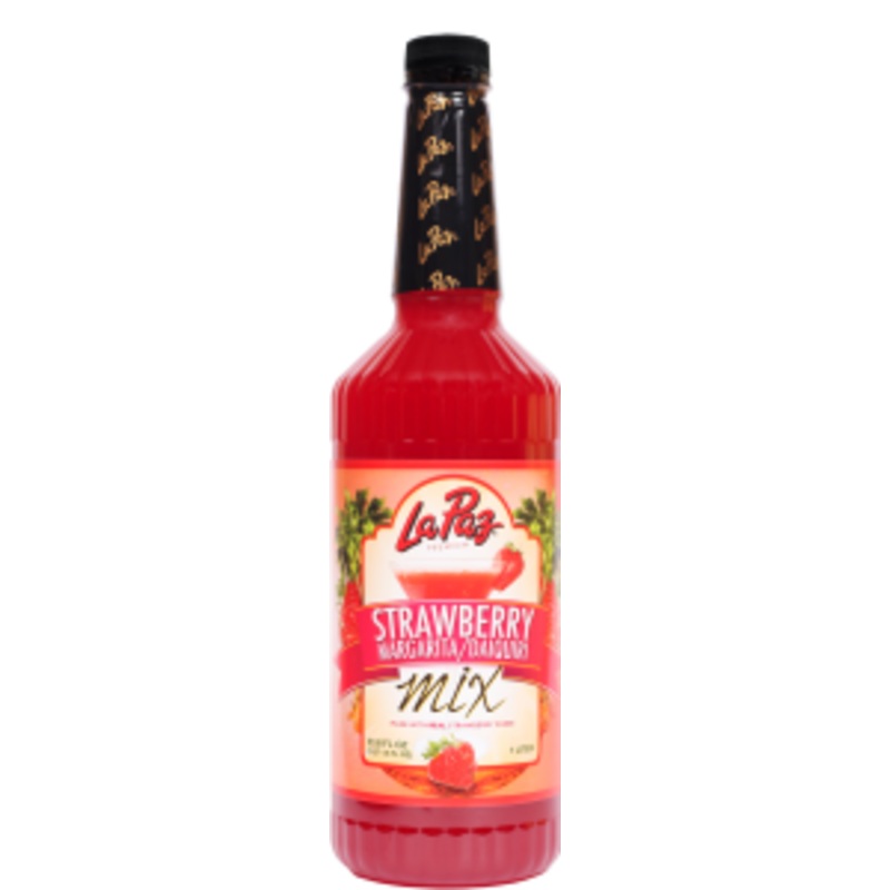 La Paz Strawberry Margarita Mix 1L